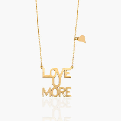 Love U More Sunrise Necklace in 10K & 14K Gold