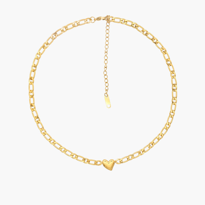 The From the Heart Gold Necklace