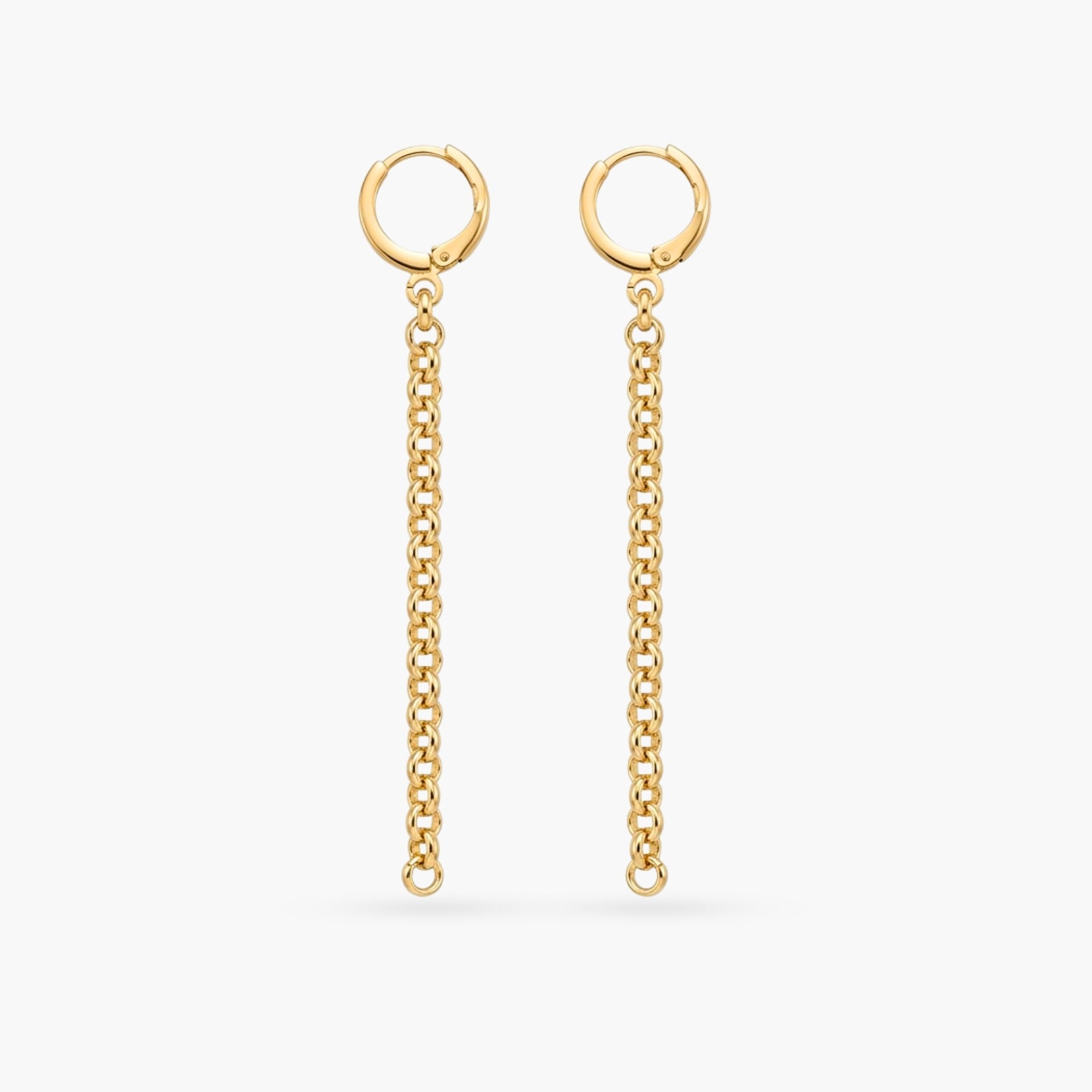 The Round Cable Link Earrings