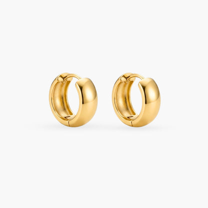 The Gold Smooth Hoops