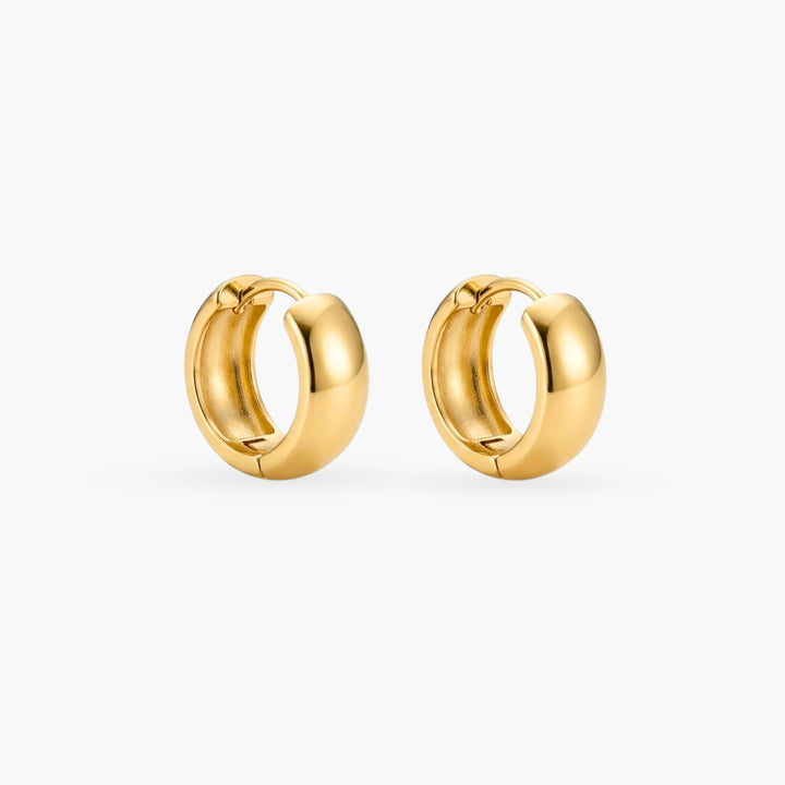 The Gold Smooth Hoops