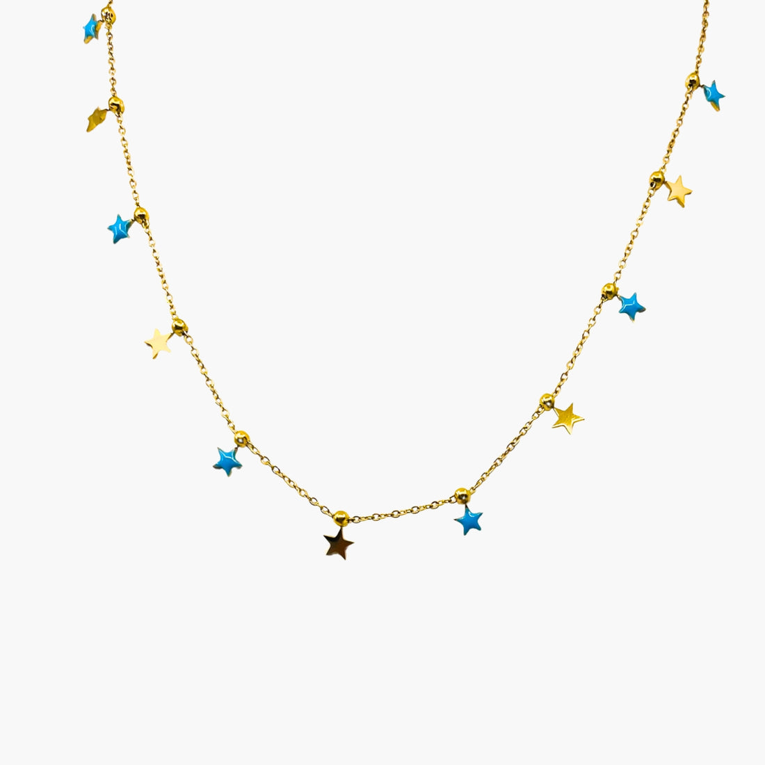 The Stars in the Sky Gold Necklace