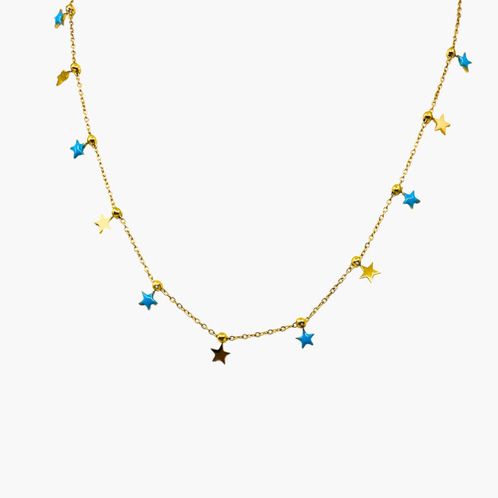 The Stars in the Sky Gold Necklace