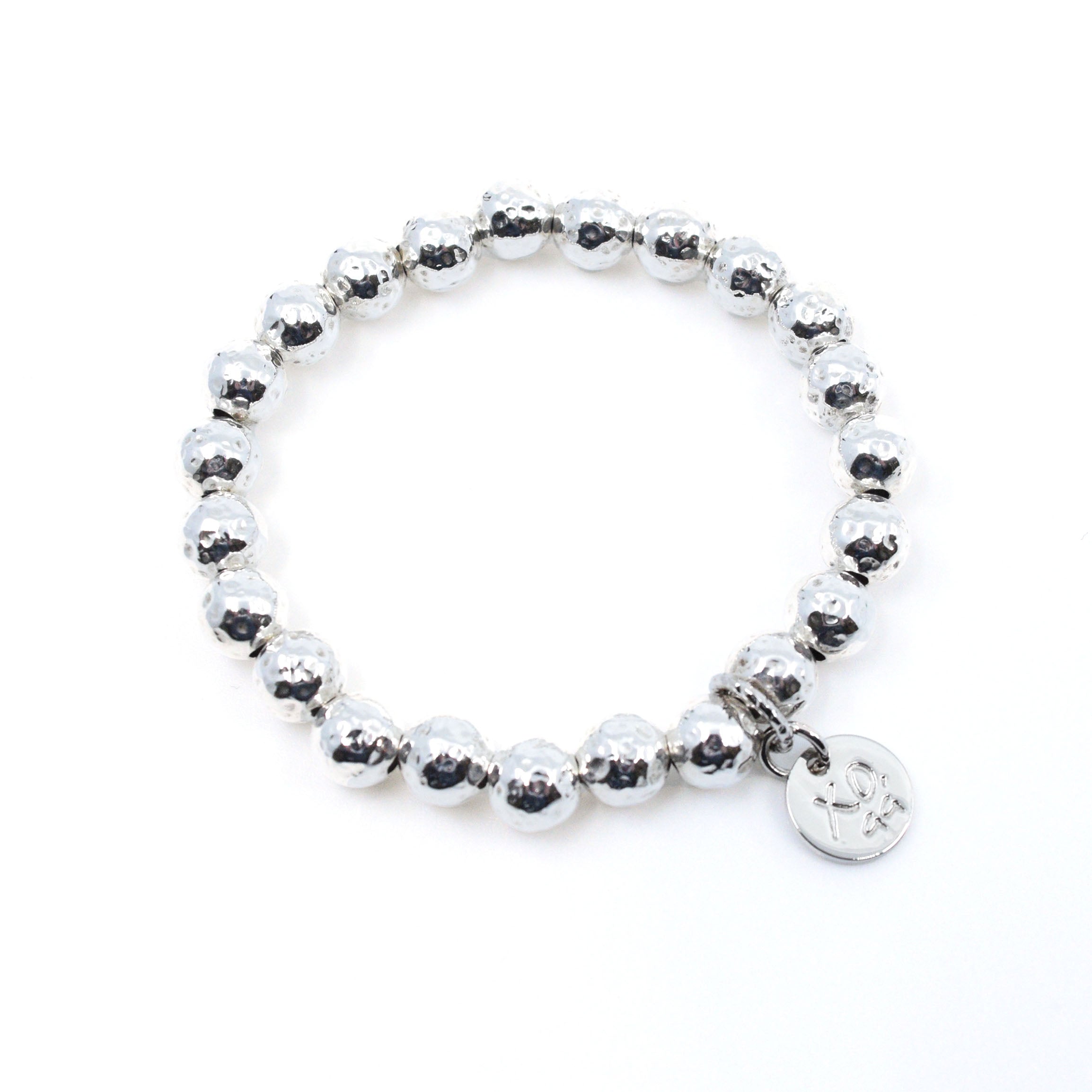 Eternity Bracelet in Hammered