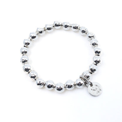 Eternity Bracelet in Hammered
