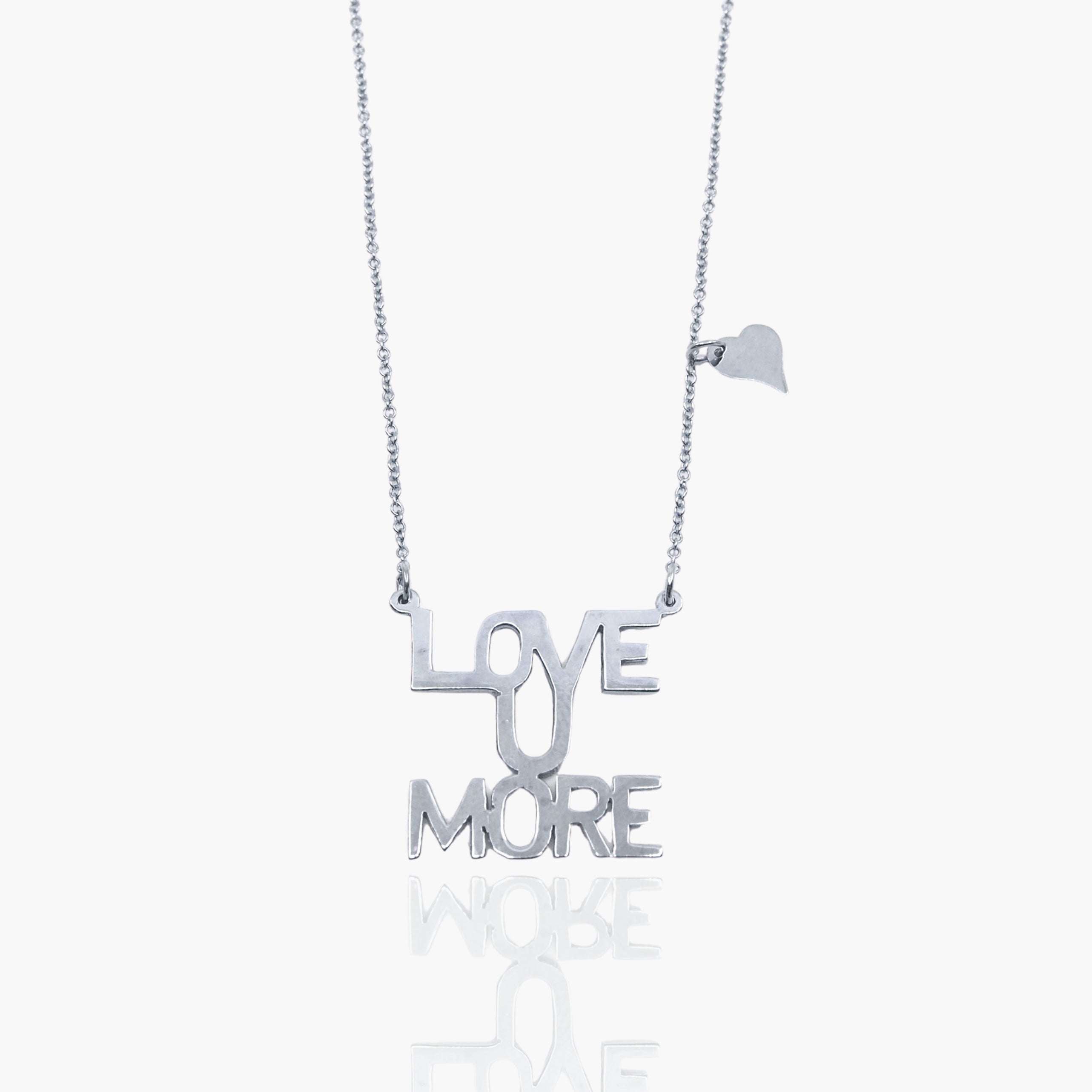 Love You More Sunrise Necklace in Sterling Silver