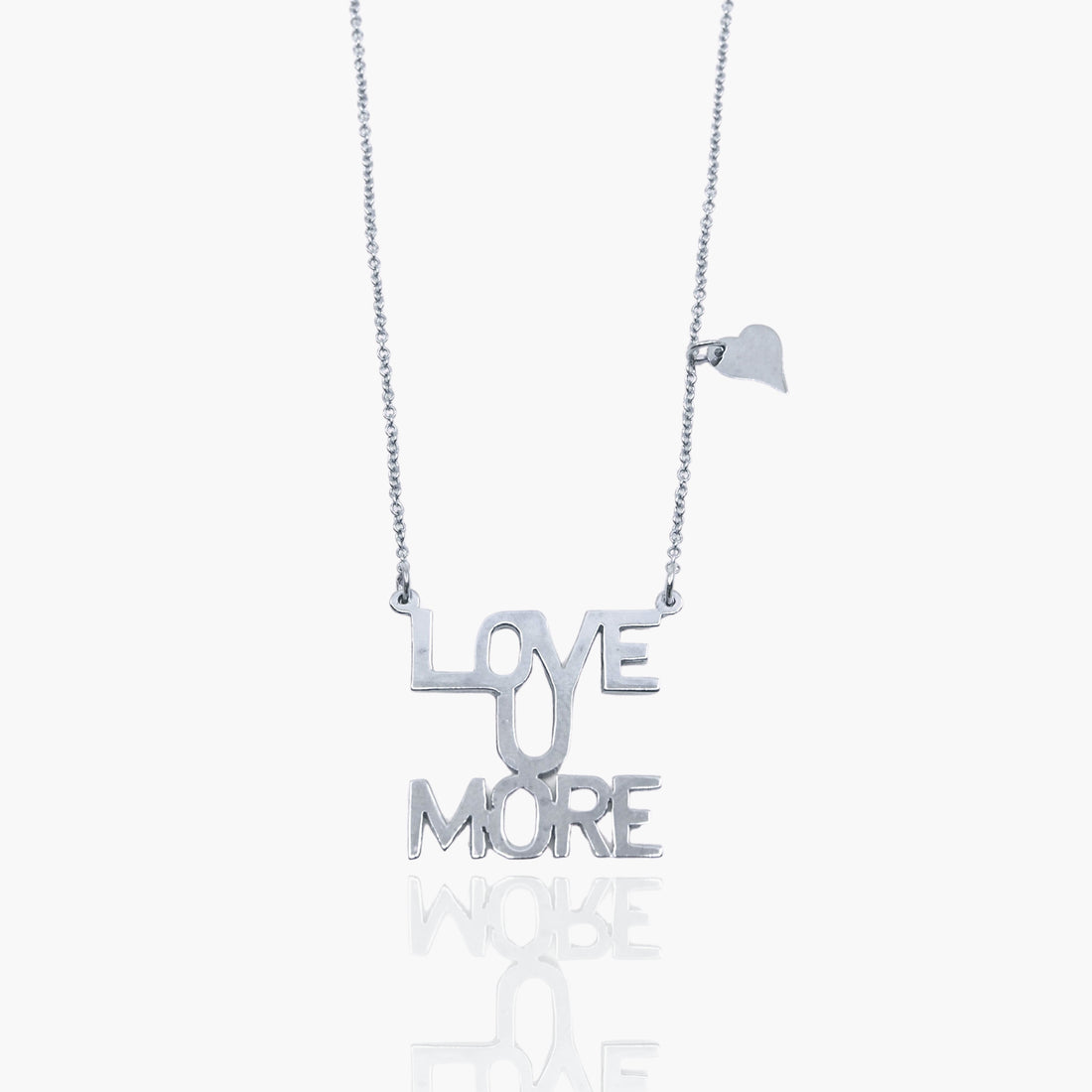 Love You More Sunrise Necklace in Sterling Silver