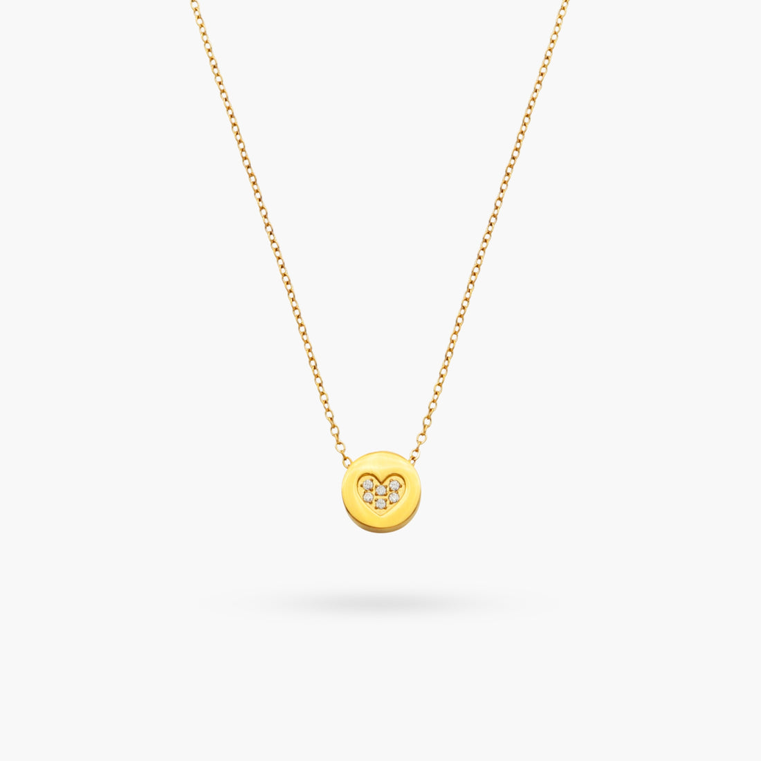 The Win My Heart Gold Necklace