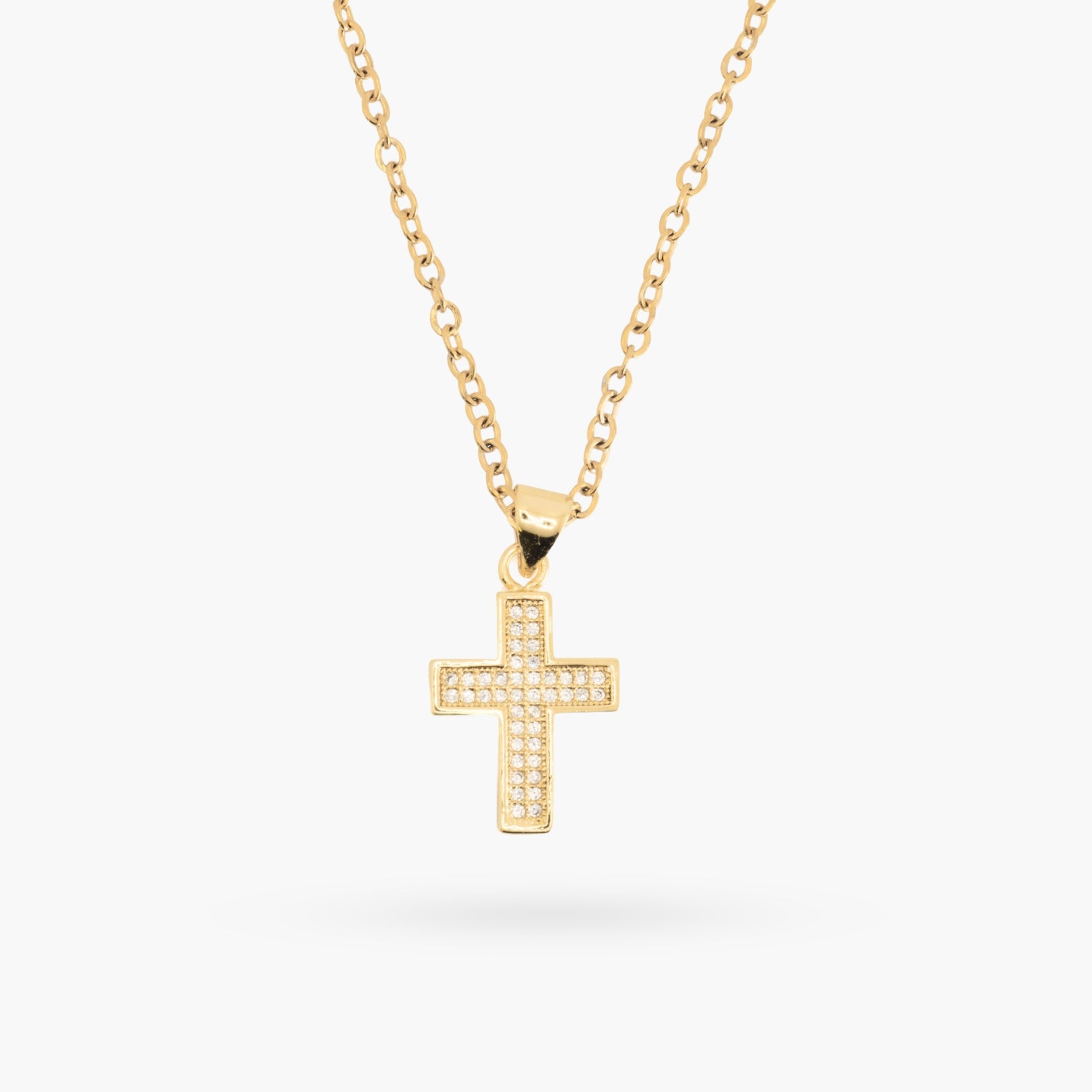 Crystal Ice Cross Necklace