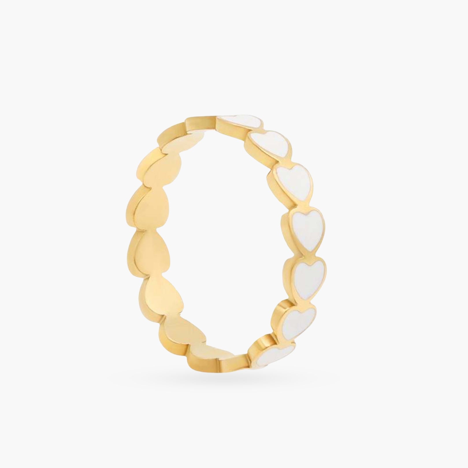Hearts in a Row Ring