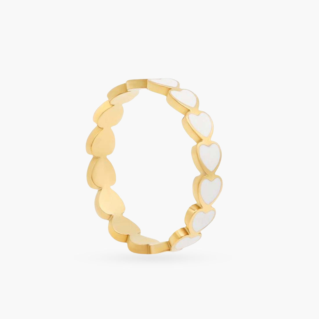 Hearts in a Row Ring