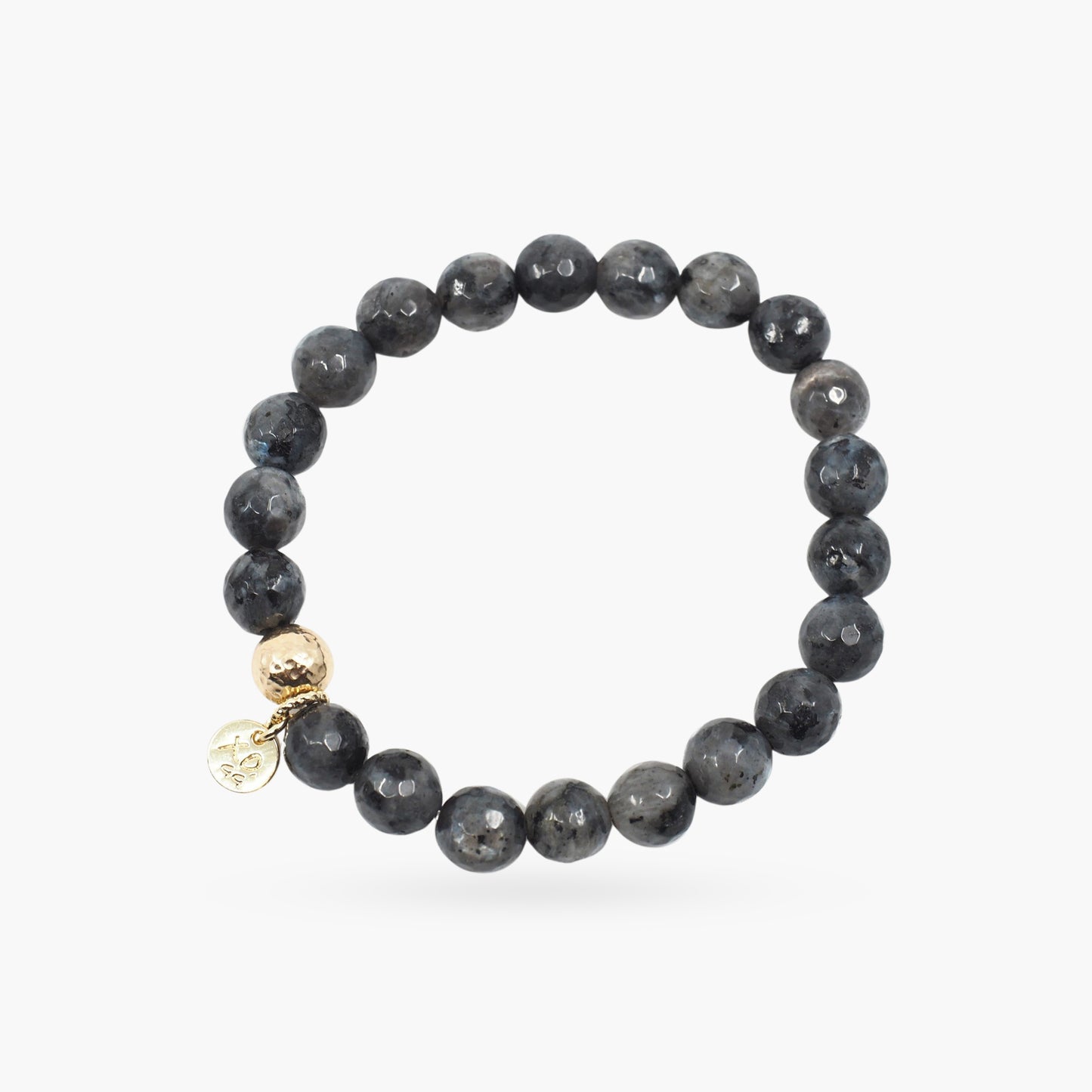 The Luna Bracelet in Black Labradorite