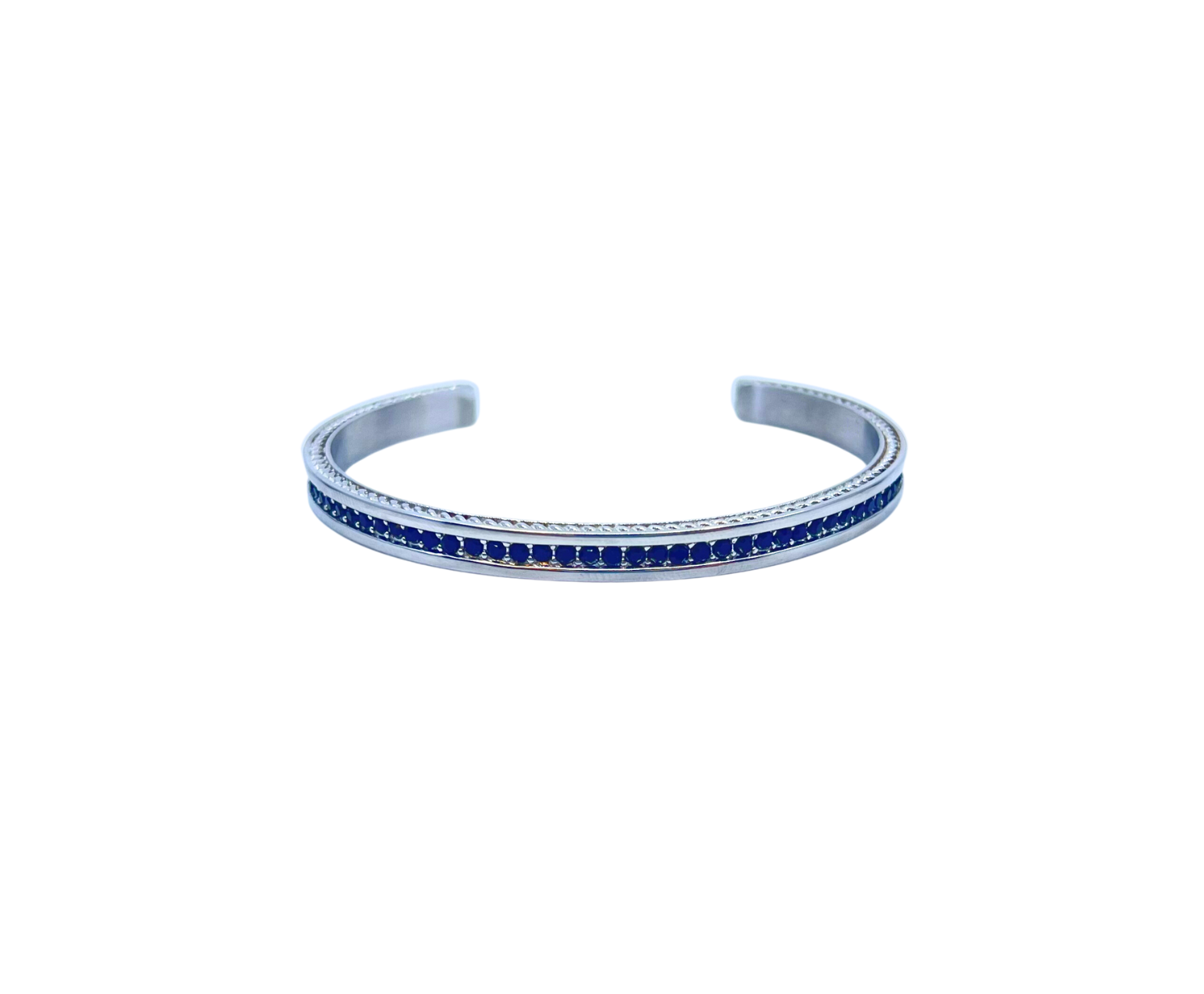 Black Rhinestone Channel Cuff