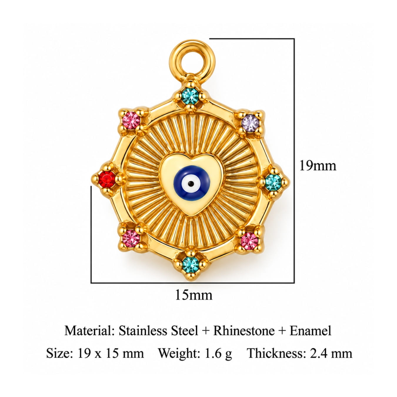 Build Your Own Charm - Evil Eye Charms