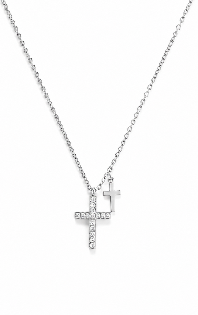 The Double Cross Necklace