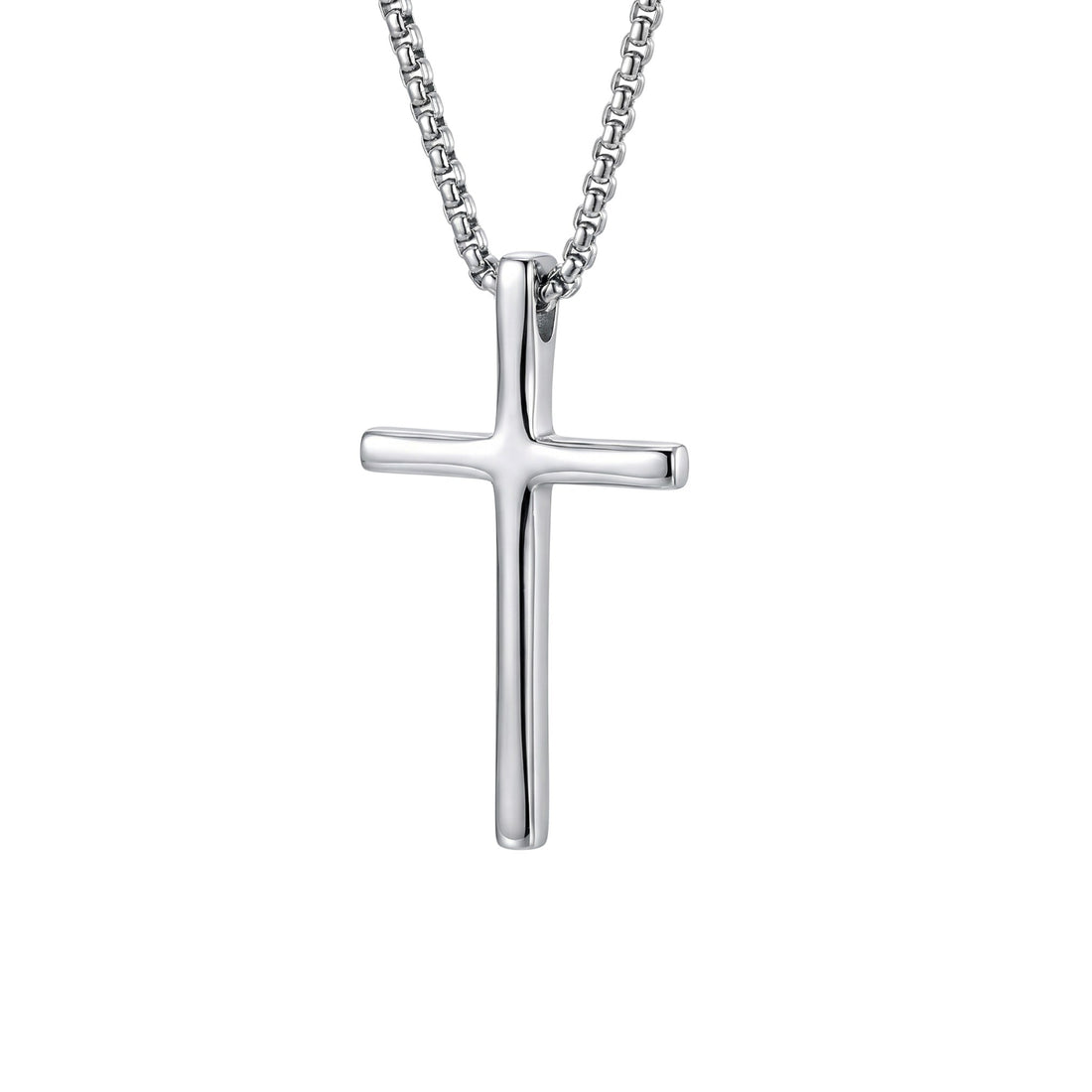 The Cross with Long Chain Necklace