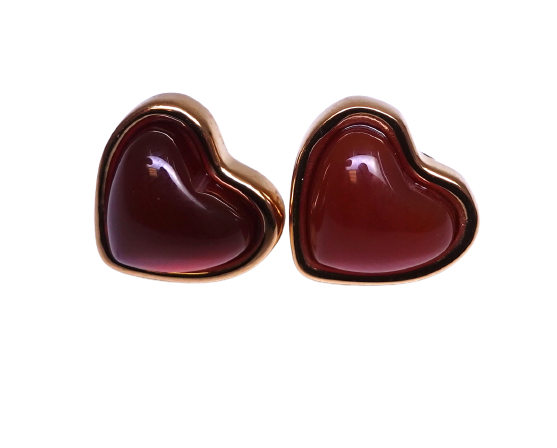 Sweet Red Heart Earrings