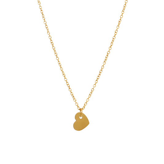 The Mini Heart Gold Necklace