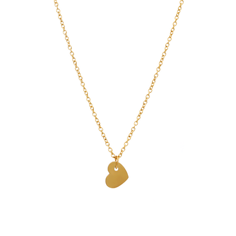 The Mini Heart Gold Necklace
