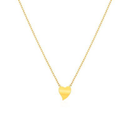 Dear to My Heart Gold Necklace