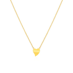 The Dear to My Heart Gold Necklace