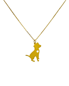 The Puppy Love Gold Necklace