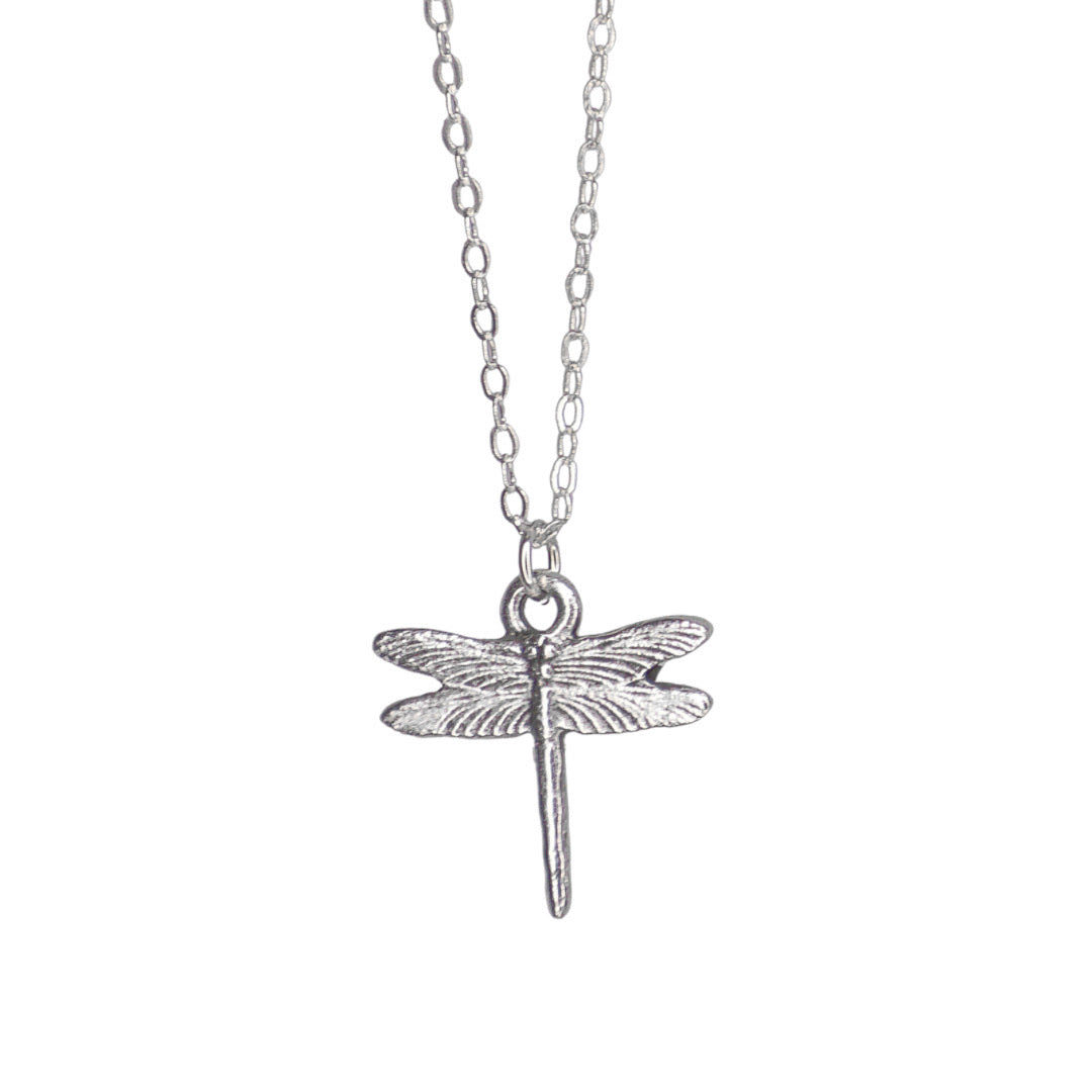 The Dragonfly Silver Necklace