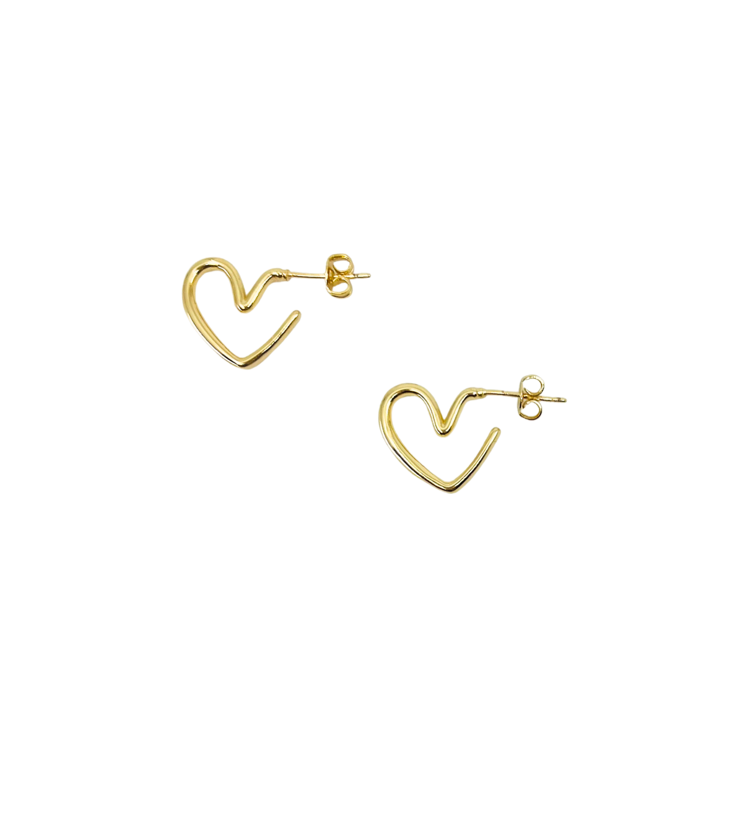 The Silhouette Heart Earrings