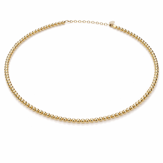 Eternity Smooth Necklace in Gold