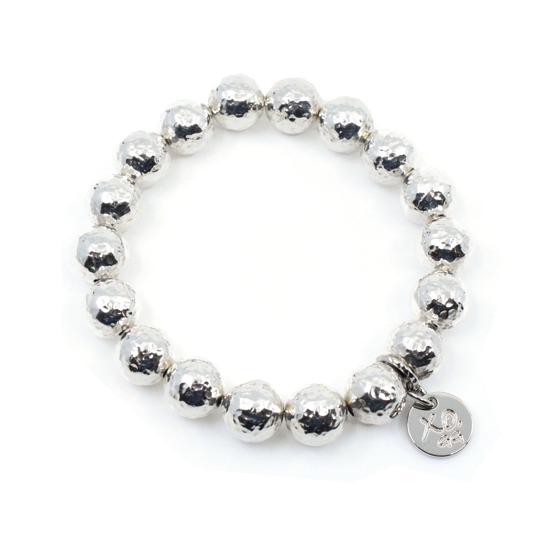Eternity Bracelet in Hammered