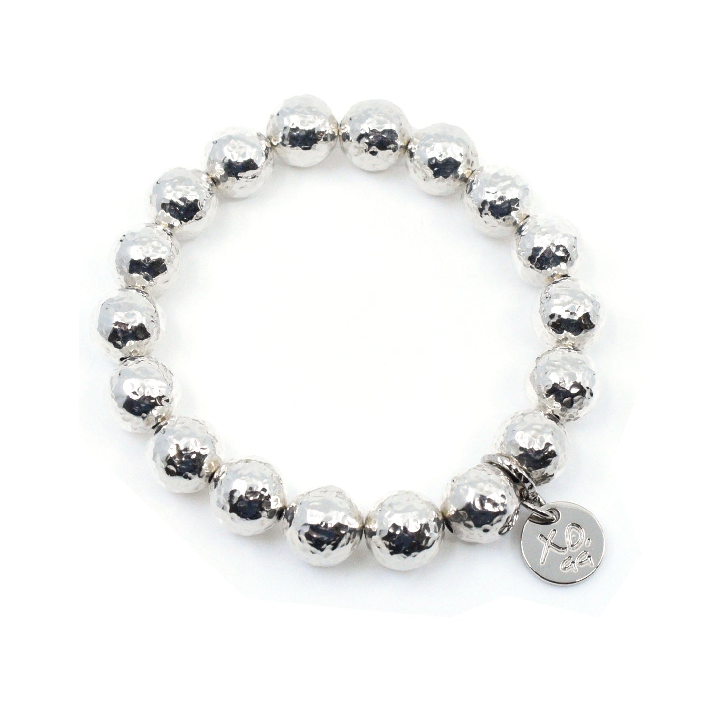 Eternity Bracelet in Hammered