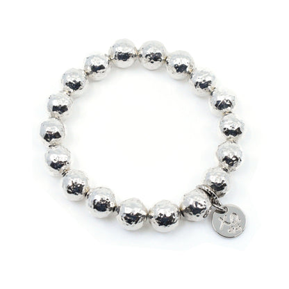 Eternity Bracelet in Hammered