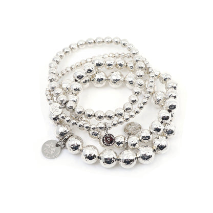Eternity Bracelet in Hammered