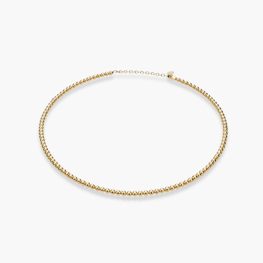 Eternity Smooth Necklace in Gold