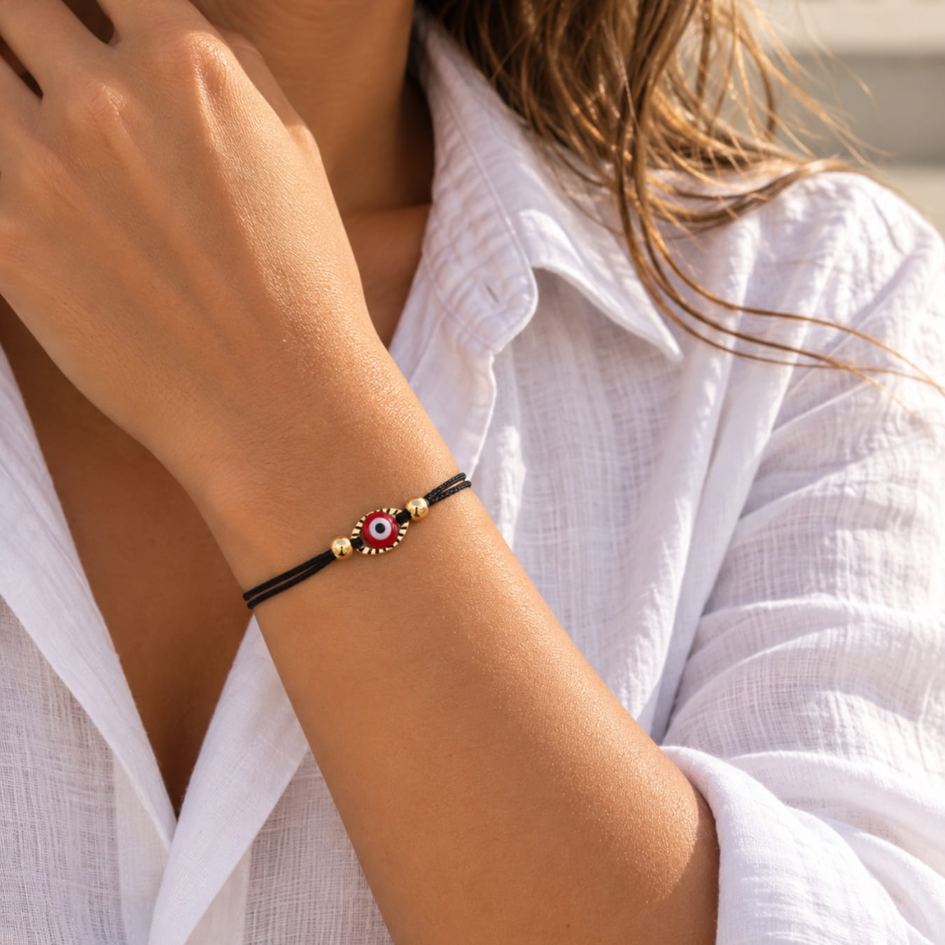 Evil Eye Cord Bracelet