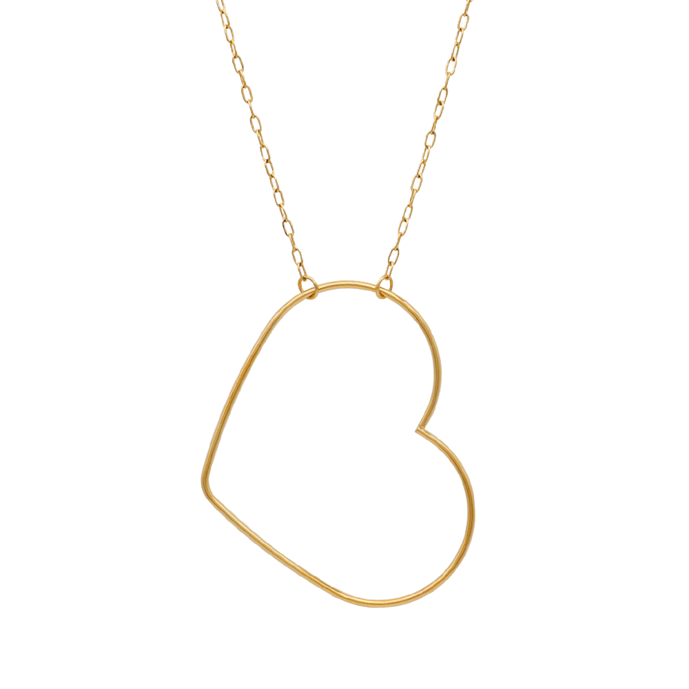 Follow Your Heart Silhouette Necklace