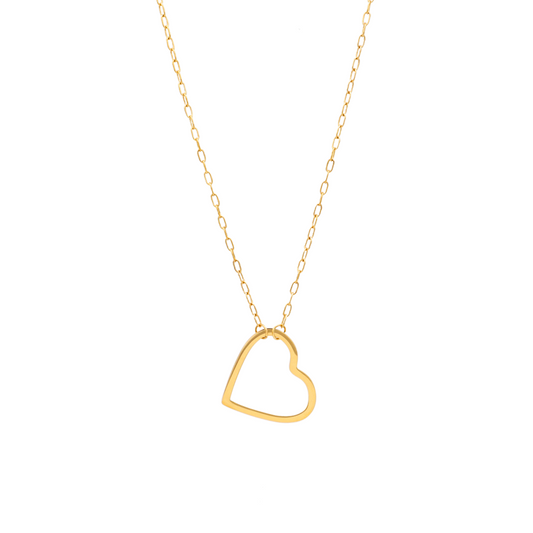 Follow Your Heart Silhouette Necklace