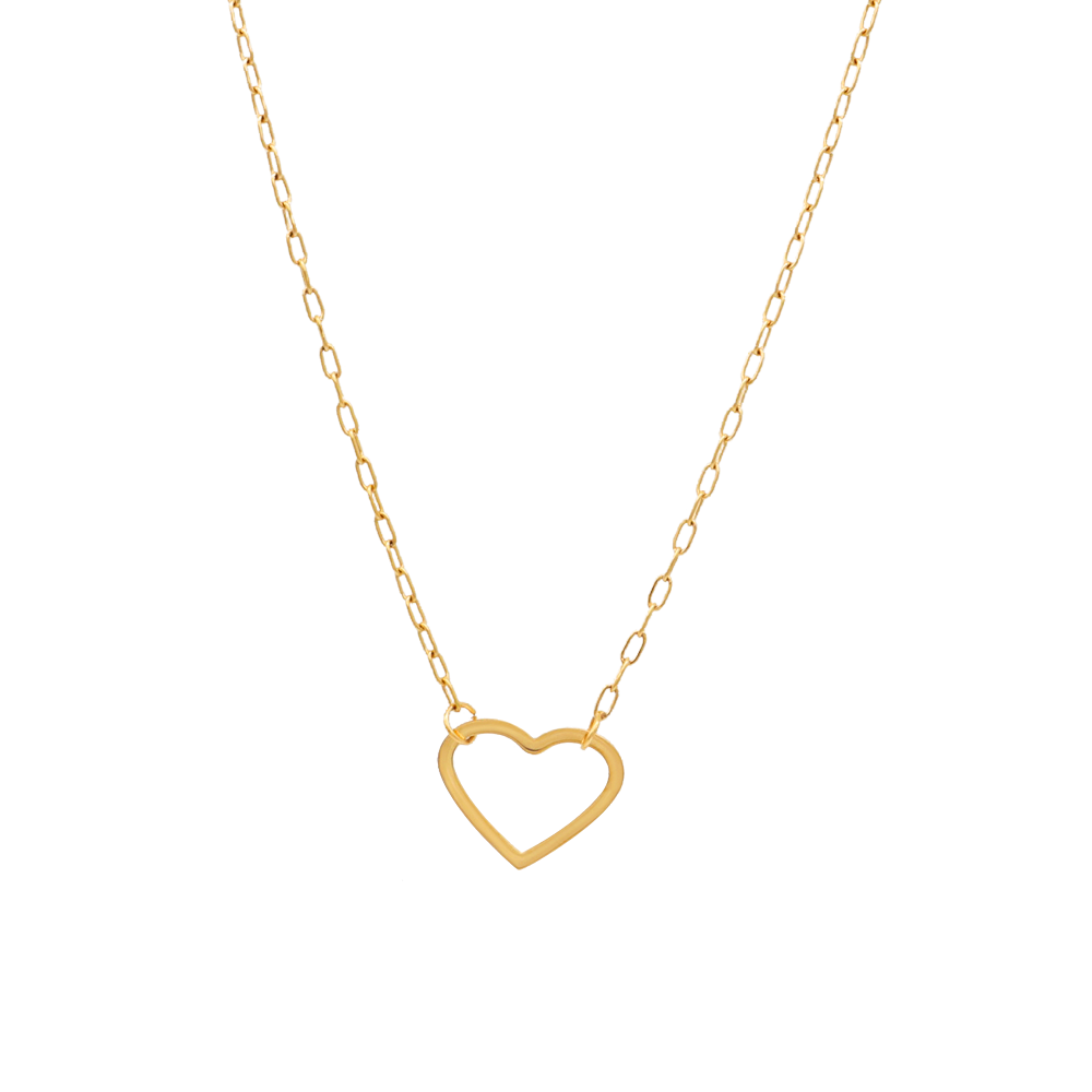 Follow Your Heart Silhouette Necklace