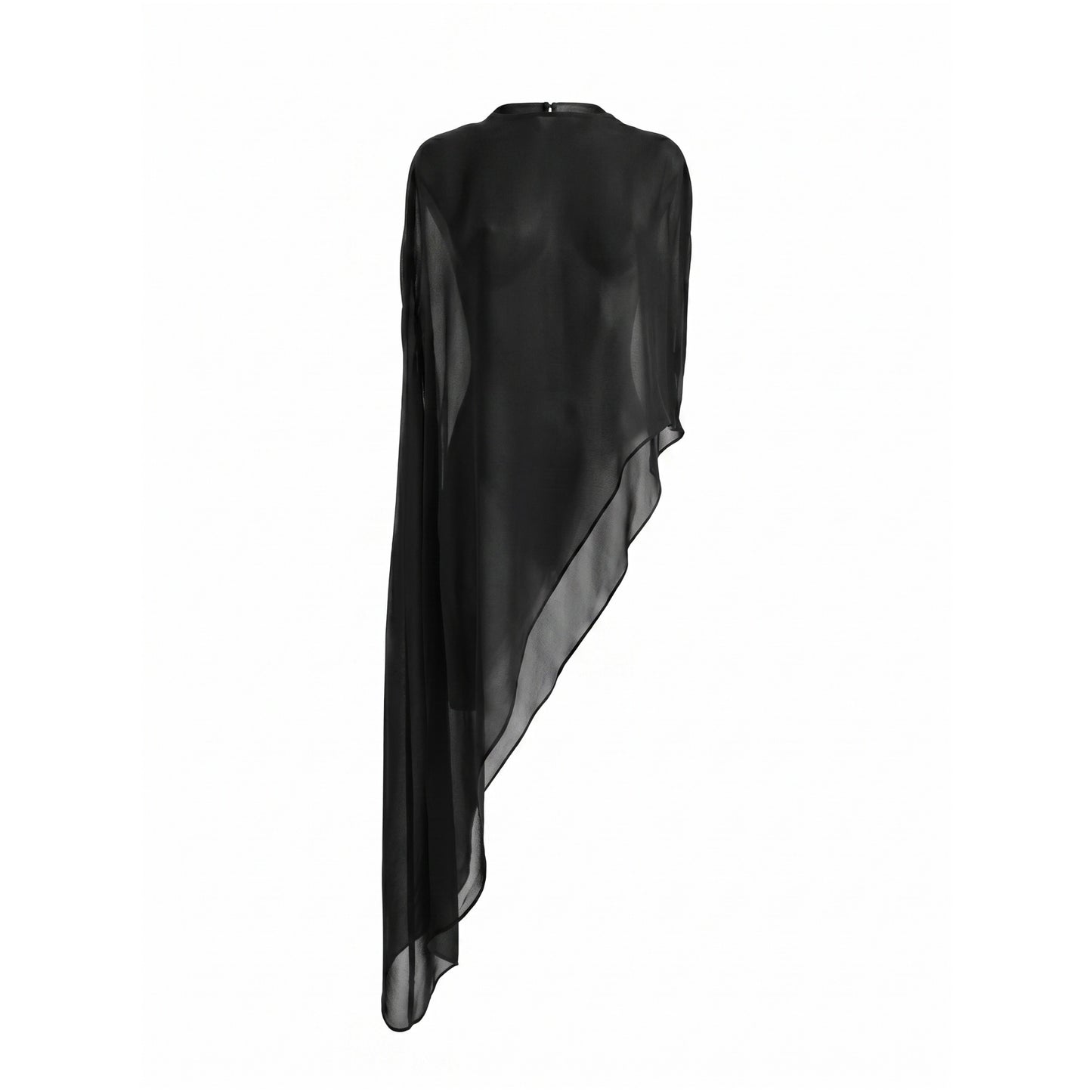 Oversized Asymmetrical Cape Top