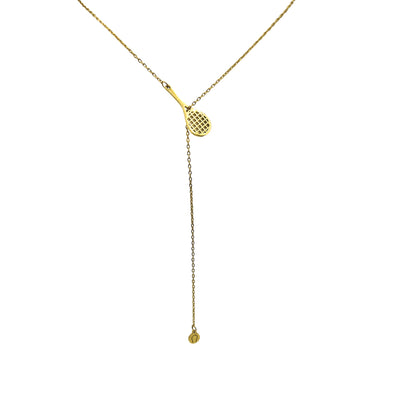 The Love Wins Tennis Lariat Necklace