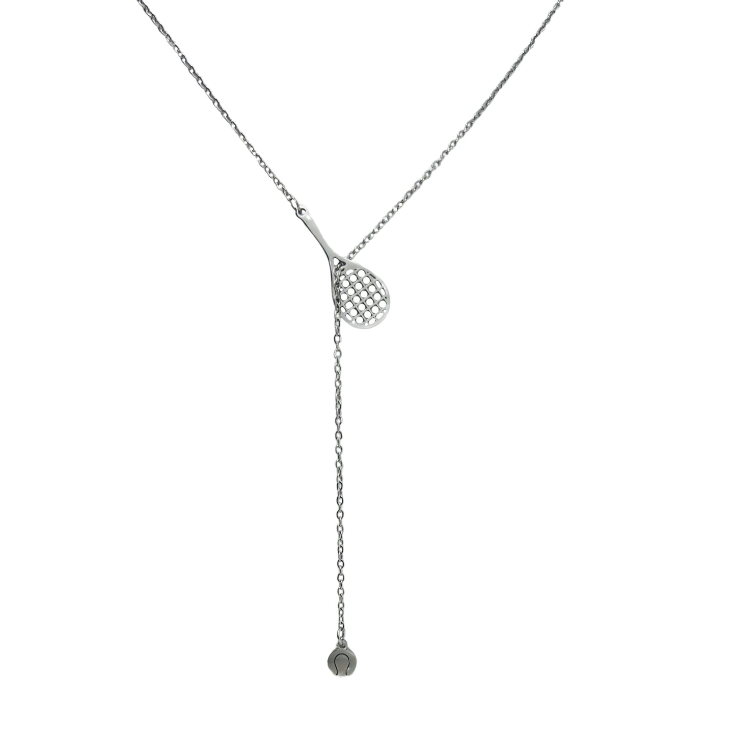 The Love Wins Tennis Lariat Necklace