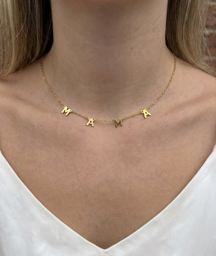 The Mama Spaced  Necklace