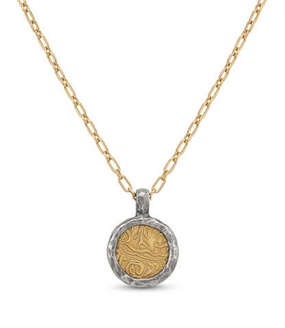 Cross Coin Necklace on a Lola Chain