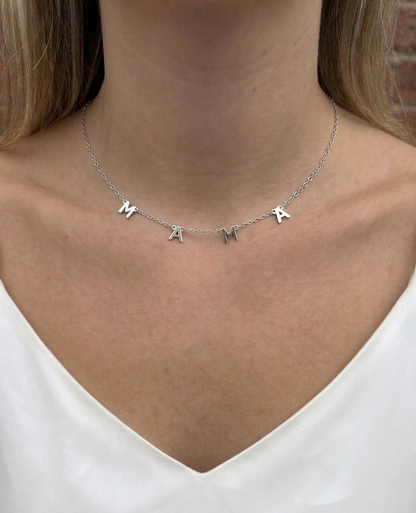 The Mama Spaced  Necklace