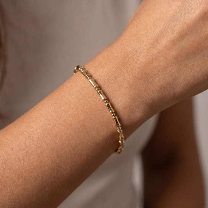 Gold-filled Bamboo Bracelet