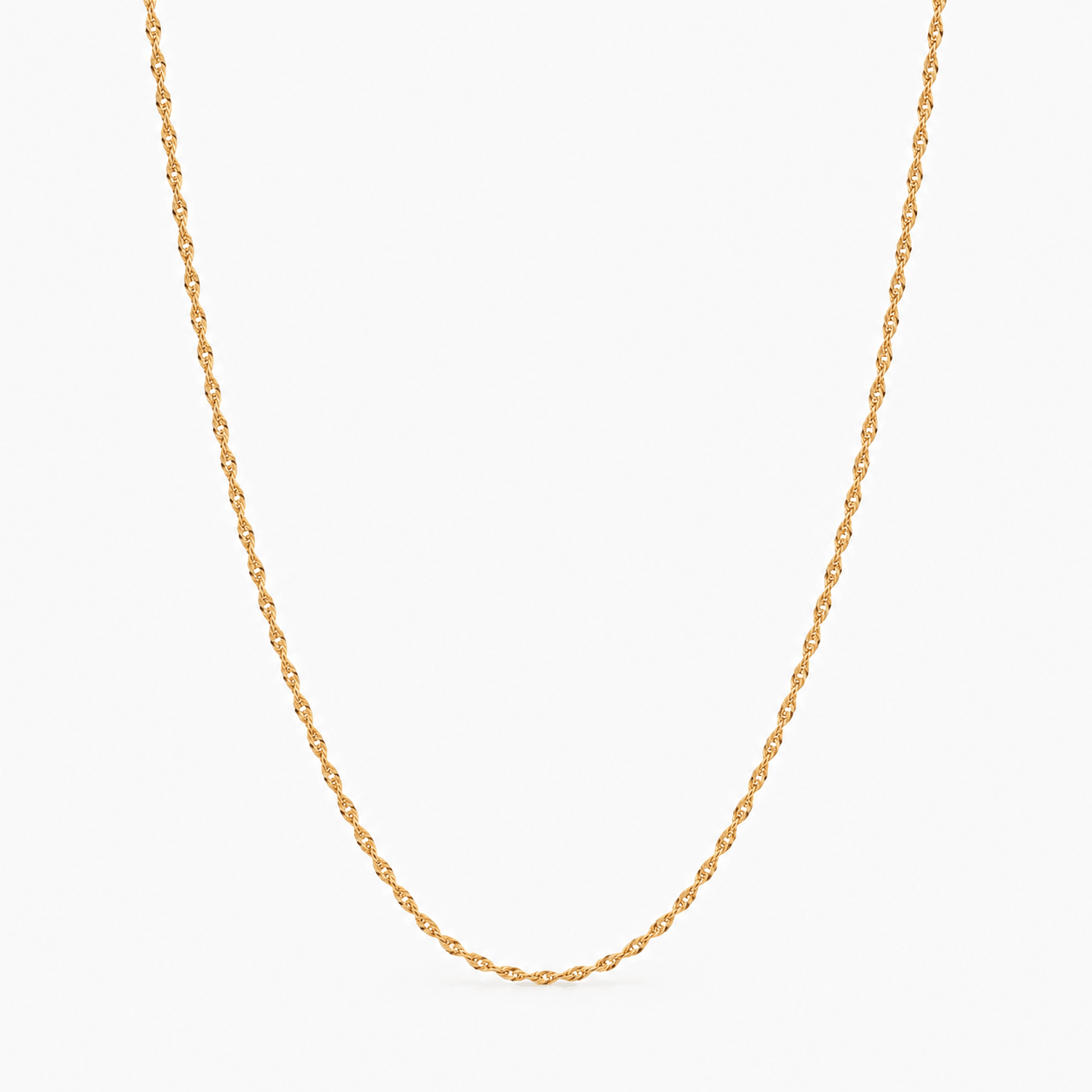 Gold Dainty Twisted Chain