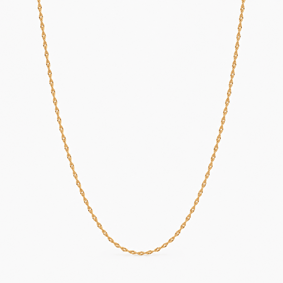 Gold Dainty Twisted Chain