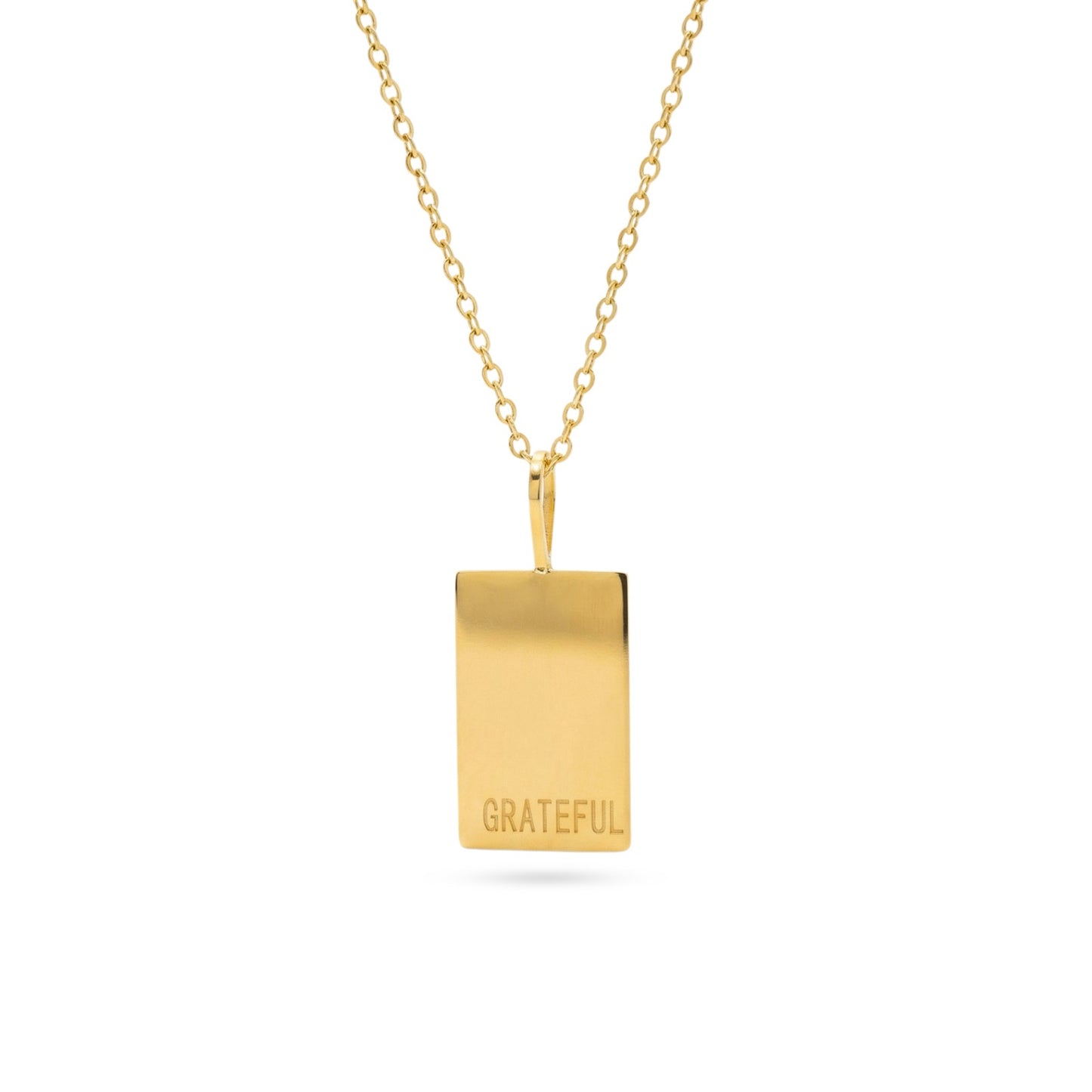 Grateful Tag Necklace