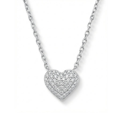 Icy Heart Necklace