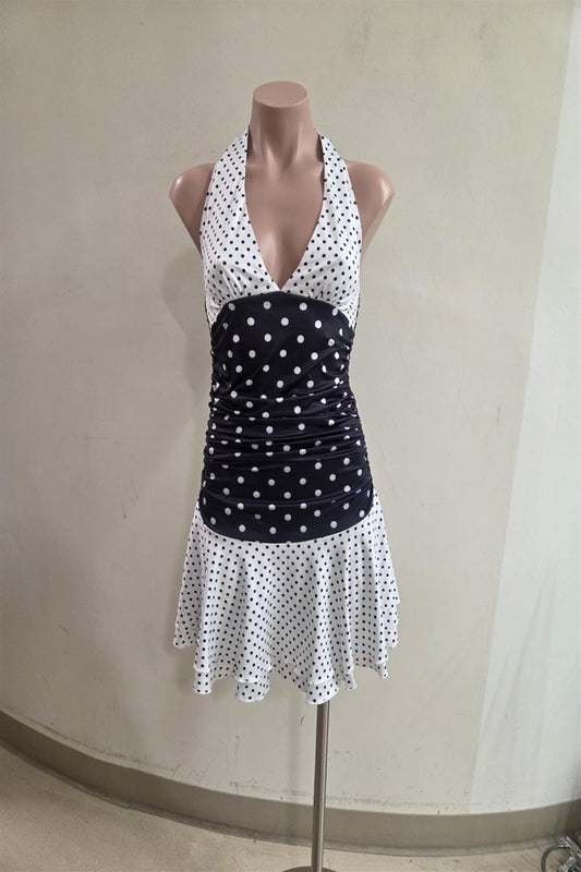 Knit Halter Mini Dress